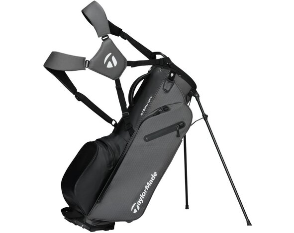 TaylorMade TaylorMade StormDry Waterproof Bolsa de golf trípode 2026 - Gris Negro