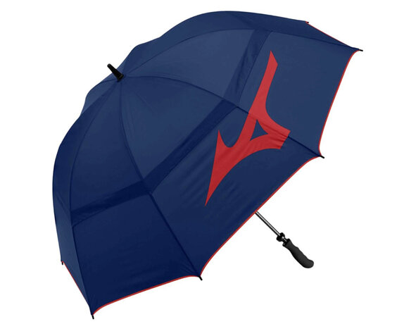 Mizuno Mizuno Tour 55 pulgadas Twin Canopy Staff Paraguas de Golf - Azul Rojo