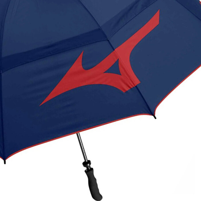 Mizuno Mizuno Tour 55 pulgadas Twin Canopy Staff Paraguas de Golf - Azul Rojo