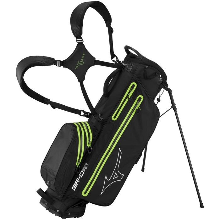 Mizuno Mizuno BR-DRI Waterproof Stand Bag - Black Green