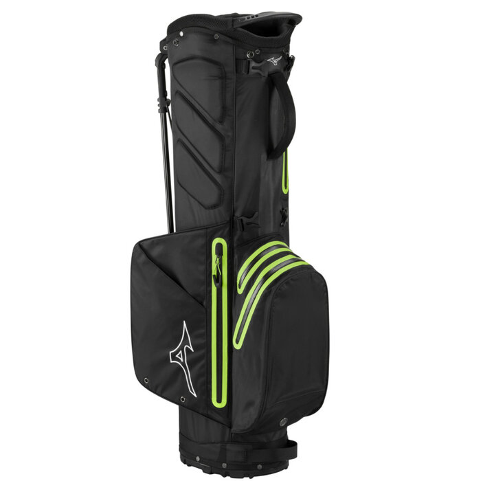 Mizuno Mizuno BR-DRI Waterproof Bolsa de golf trípode - Negro Verde
