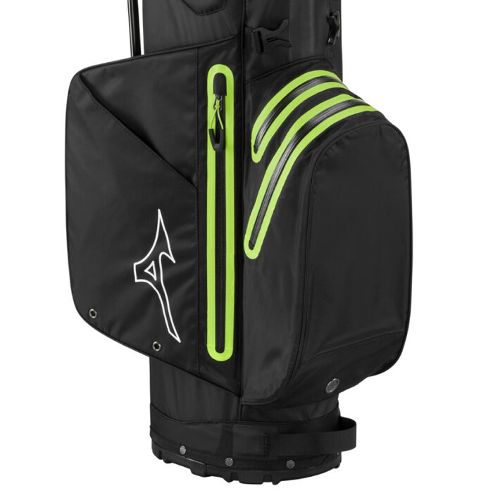 Mizuno Mizuno BR-DRI Waterproof Bolsa de golf trípode - Negro Verde