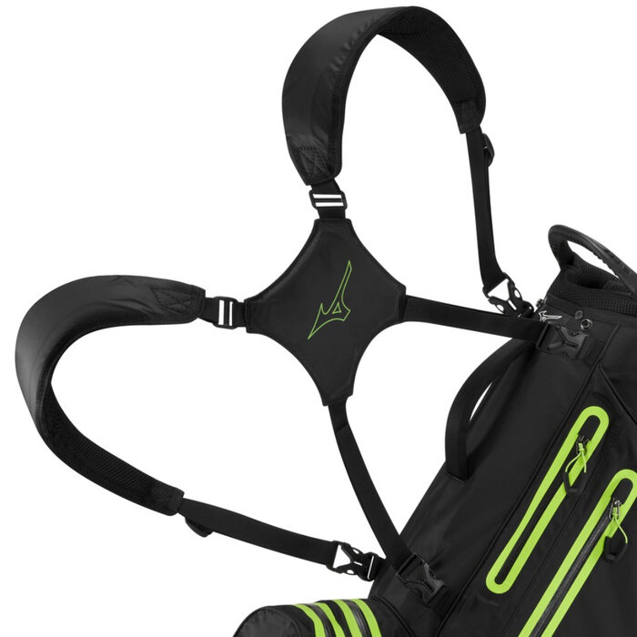 Mizuno Mizuno BR-DRI Waterproof Stand Bag - Black Green