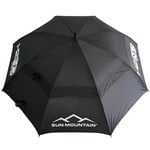 Sun Mountain H2NO Double Canopy 68 Inch Paraguas de Golf - Negro