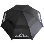 Sun Mountain H2NO Double Canopy 68 Inch Paraguas de Golf - Negro