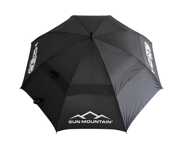 Sun Mountain Sun Mountain H2NO Double Canopy 68 Inch Golf Umbrella - Black