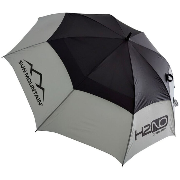 Sun Mountain Sun Mountain H2NO Double Canopy 68 Inch Golf Umbrella - Black Cadet