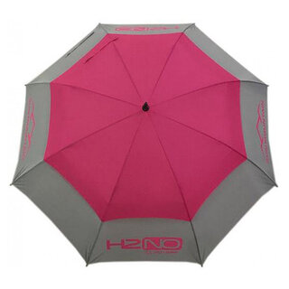 Sun Mountain Sun Mountain H2NO Double Canopy 68 Inch Paraguas de golf - Rosa Gris