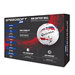TaylorMade TaylorMade SpeedSoft Ink Bolas de golf 2026 - Blue Red - 12 Unidades