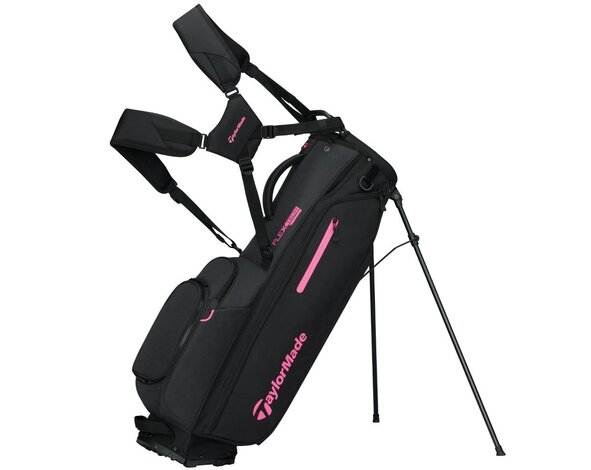 TaylorMade TaylorMade Flextech Bolsa de golf trípode 2026 - Negro Rosa