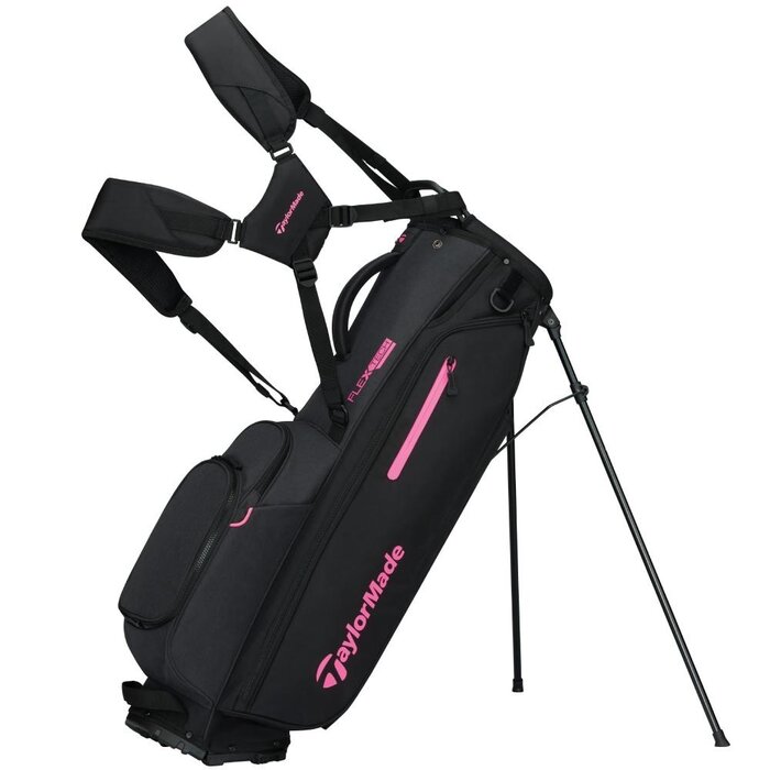 TaylorMade TaylorMade Flextech Bolsa de golf trípode 2026 - Negro Rosa