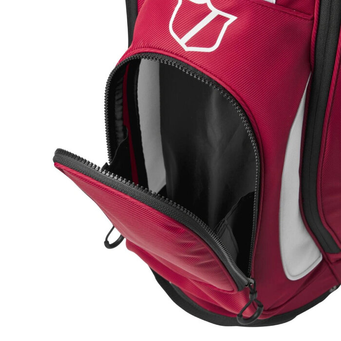 Wilson Wilson Exo Lite Bolsa de golf trípode 2026 - Rojo