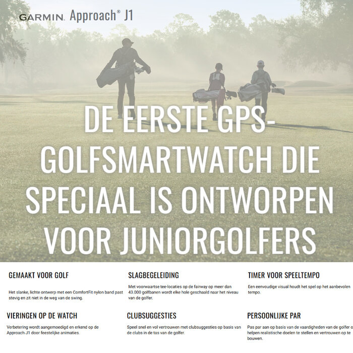 Garmin Garmin Approach J1 Junior Reloj de golf GPS 2026 - Morado