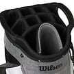 Wilson Wilson Feather Bolsa de golf carro 2026 - Negro Gris Blanco