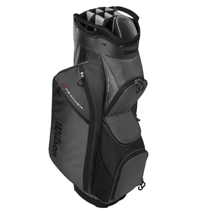 Wilson Wilson Feather Bolsa de golf carro 2026 - Gris Negro