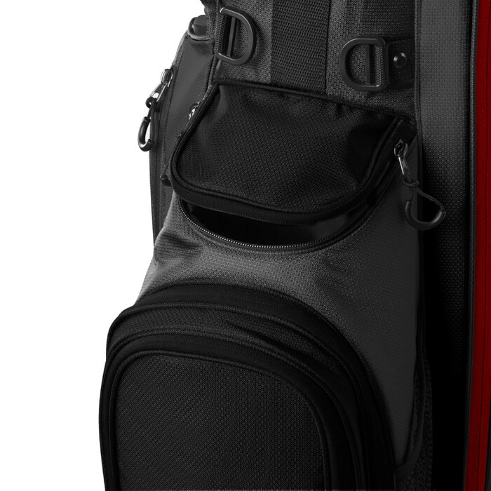 Wilson Wilson Feather Bolsa de golf trípode 2026 - Negro Gris Rojo