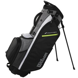 Wilson Wilson Feather Bolsa de golf trípode 2026 - Negro Gris Blanco
