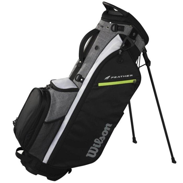 Wilson Wilson Feather Bolsa de golf trípode 2026 - Negro Gris Blanco