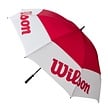 Wilson Wilson 68 Inch Double Canopy Tour Paraguas de Golf - Blanco Rojo