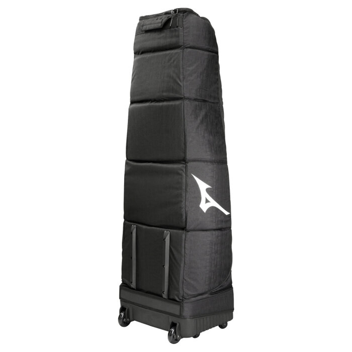 Mizuno Mizuno Funda de viaje plegable con ruedas - Negro