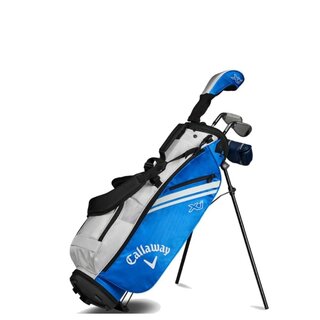 Callaway Callaway XJ1 Azul Blanco Set de Golf Junior de 7 piezas | Bolsa de golf trípode (Unisex 3-5 Años)