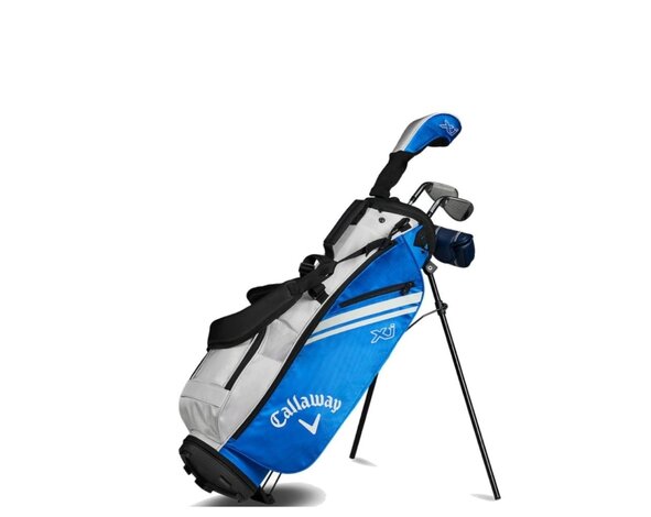 Callaway Callaway XJ1 Azul Blanco Set de Golf Junior de 7 piezas | Bolsa de golf trípode (Unisex 3-5 Años)