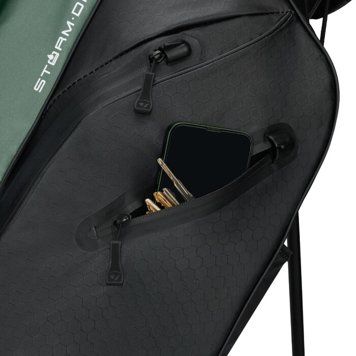 TaylorMade TaylorMade StormDry Waterproof Stand Bag 2026 - Black Dark Sage
