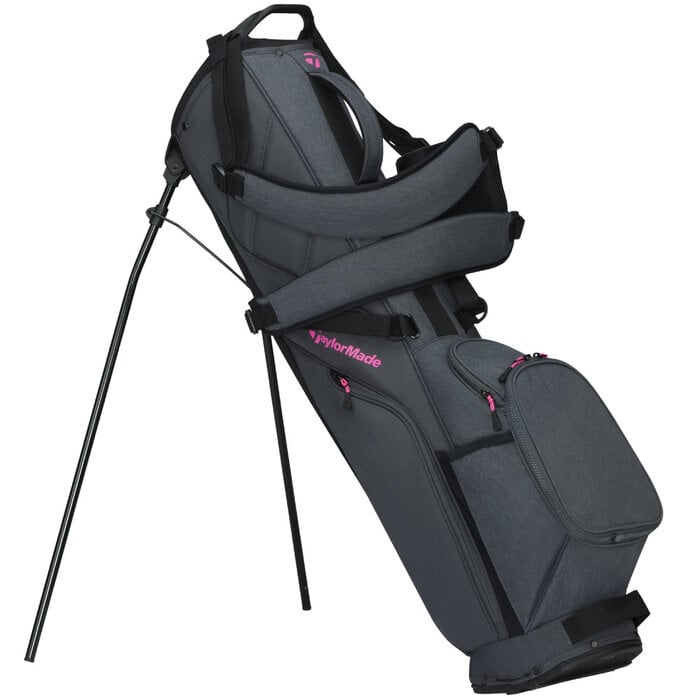 TaylorMade TaylorMade Flextech Carry Stand Bag 2026 - Grey Neon Pink