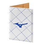 Mizuno Quilted Scorecard Holder - White Blue