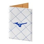 Mizuno Quilted Scorecard Holder - White Blue