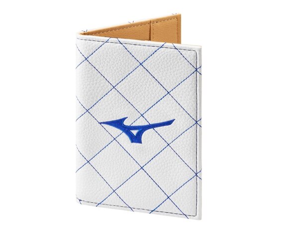Mizuno Mizuno Quilted Scorecard Holder - White Blue