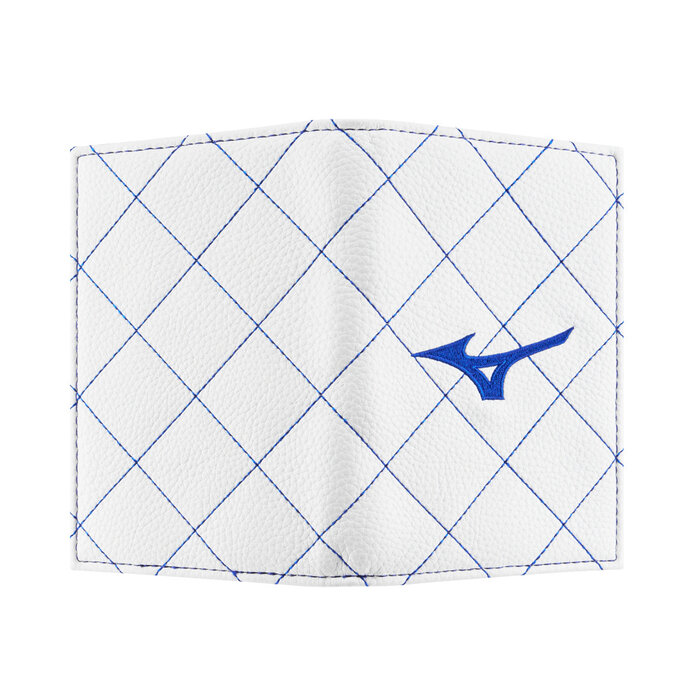 Mizuno Mizuno Quilted Tarjetero de Tarjeta de Puntuación - Blanco Azul