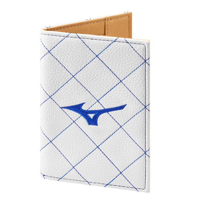Mizuno Mizuno Quilted Scorecard Holder - White Blue