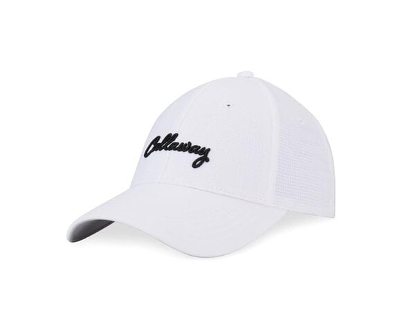 Callaway Callaway Stitch Magnet Gorra de Golf para Mujer 2025 - Blanco Negro