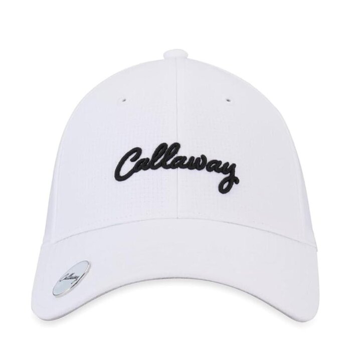 Callaway Callaway Stitch Magnet Ladies Golf Cap 2025 - White Black