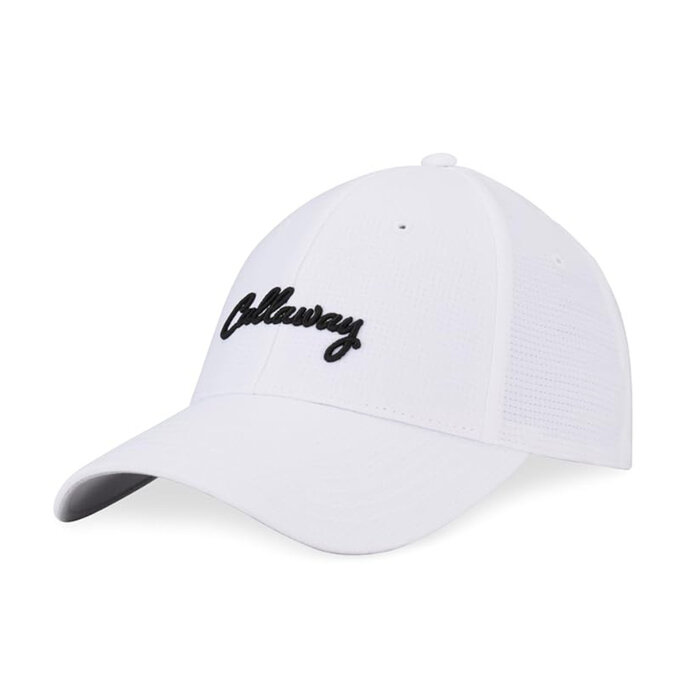 Callaway Callaway Stitch Magnet Gorra de Golf para Mujer 2025 - Blanco Negro