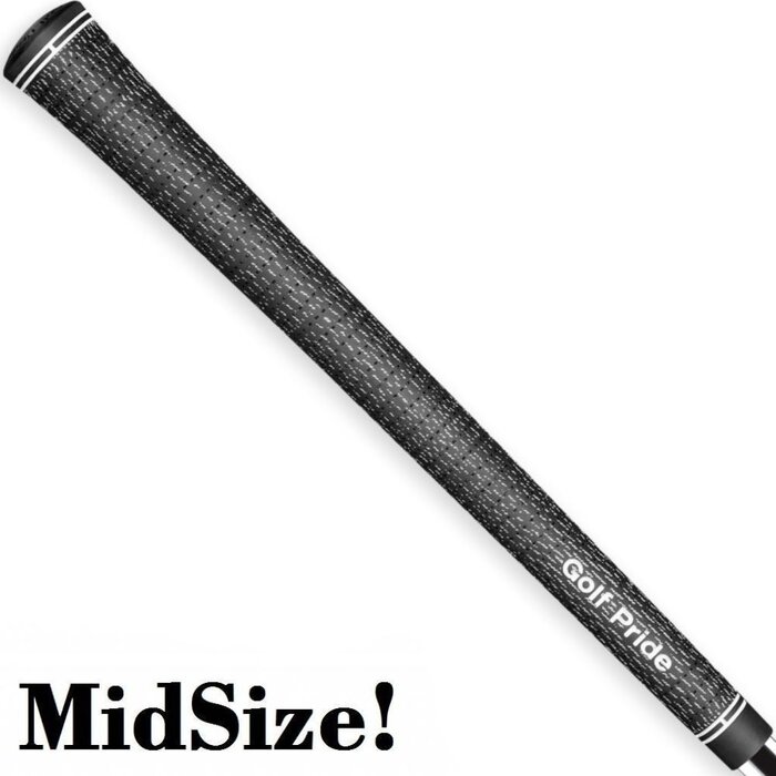GolfPride GolfPride Tour Velvet Cord MIDSIZE Grip - Negro Blanco