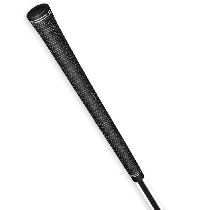 GolfPride GolfPride Tour Velvet Cord MIDSIZE Grip - Negro Blanco