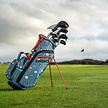 Ogio OGIO All Elements Hybrid Waterproof Bolsa de golf trípode 2026 - Azul Naranja
