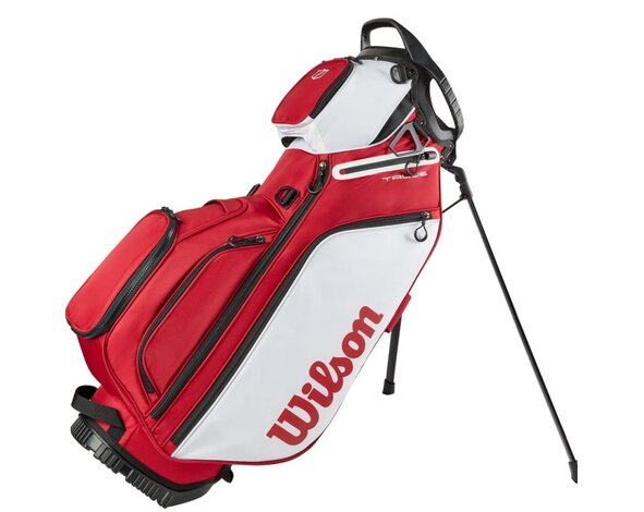 Wilson Wilson Talus 5 Bolsa de golf trípode 2026 - Rojo Blanco
