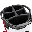 Wilson Wilson Talus 5 Bolsa de golf trípode 2026 - Rojo Blanco