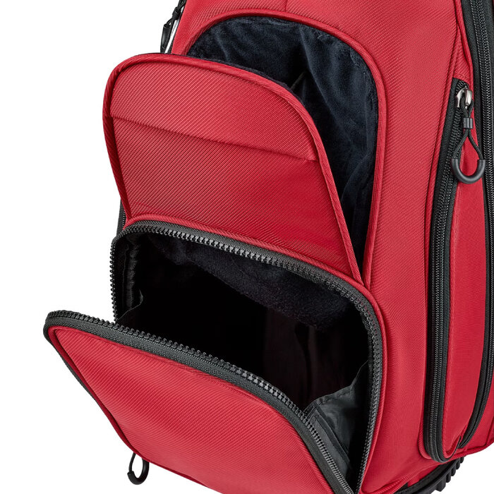 Wilson Wilson Talus 5 Bolsa de golf trípode 2026 - Rojo Blanco