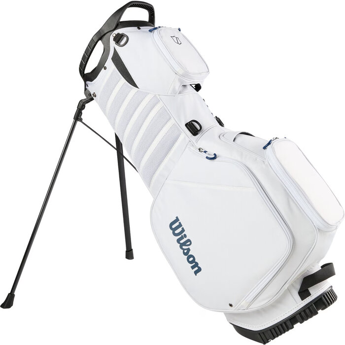 Wilson Wilson Talus 5 Bolsa de golf trípode 2026 - Blanco Rojo Azul