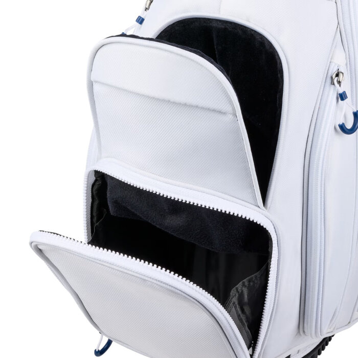 Wilson Wilson Talus 5 Bolsa de golf trípode 2026 - Blanco Rojo Azul
