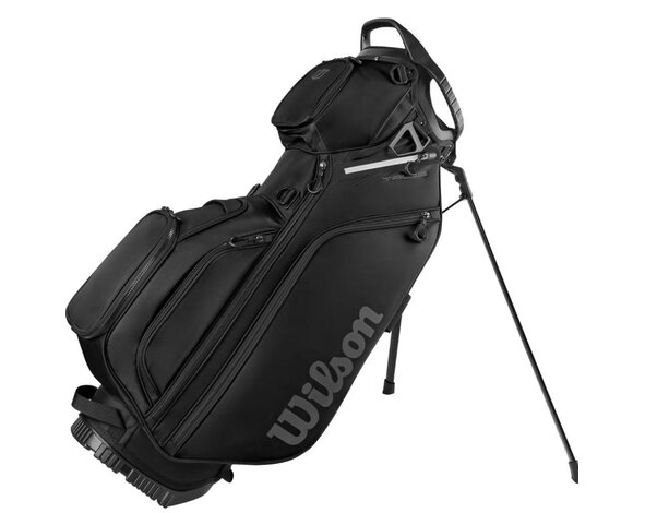 Wilson Wilson Talus 5 Bolsa de golf trípode 2026 - Negro Blanco