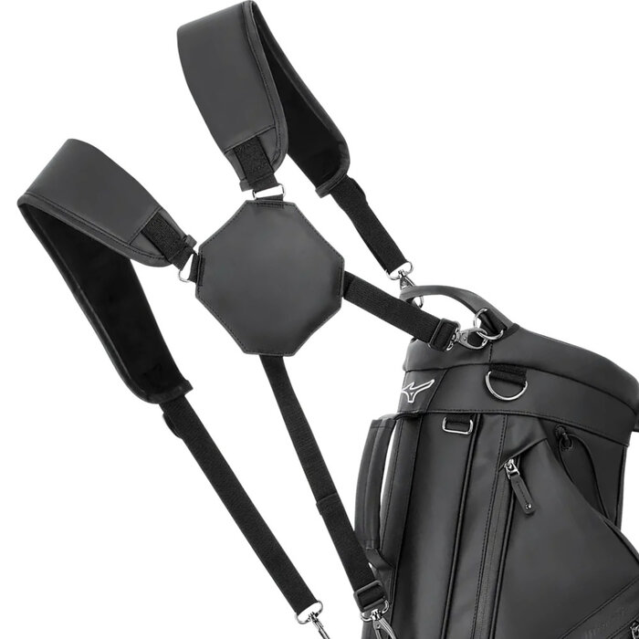 Mizuno Mizuno Pro Bolsa de golf trípode 2025 - Negro