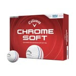 Bolas de golf Callaway Chrome Soft Triple Track 2026 - Blancas - 12 Unidades