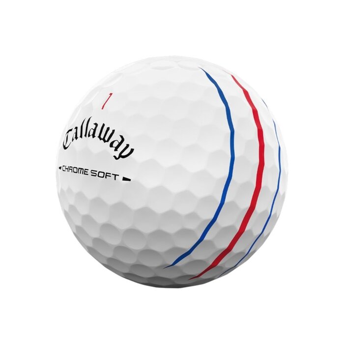 Callaway Bolas de golf Callaway Chrome Soft Triple Track 2026 - Blancas - 12 Unidades