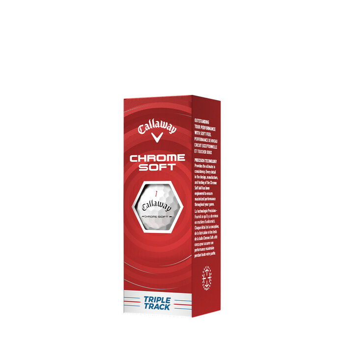 Callaway Bolas de golf Callaway Chrome Soft Triple Track 2026 - Blancas - 12 Unidades