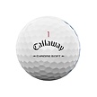 Callaway Bolas de golf Callaway Chrome Soft Triple Track 2026 - Blancas - 12 Unidades